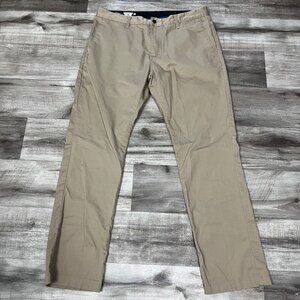 Volcom Mid Rise Classic Straight Leg Chino Pants Tan Men’s Size 36